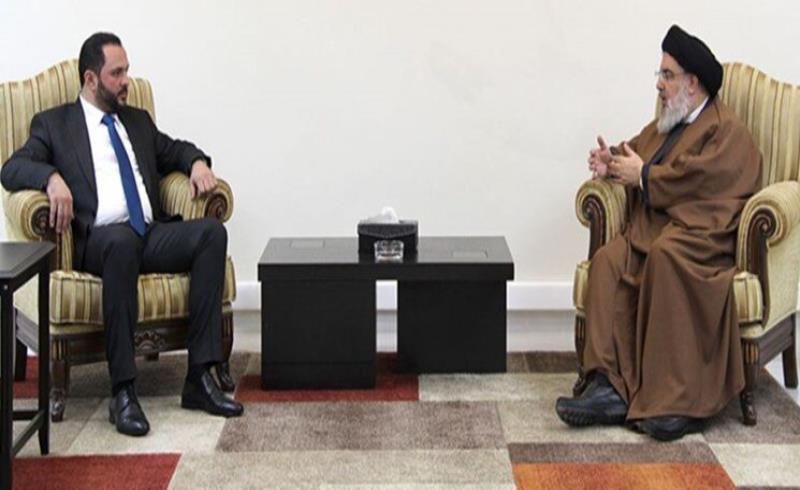 با محوریت انتخابات لبنان؛ دبیرکل یک حزب سوری با دبیر کل حزب‌الله دیدار کرد