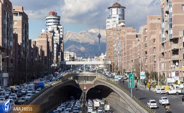 شاخص کیفیت هوای تهران در روز جاری