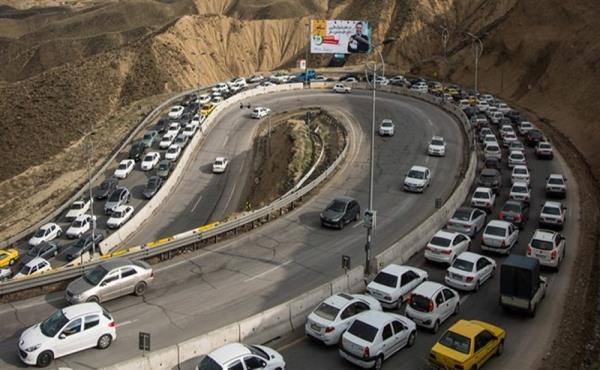 جاده چالوس از ساعت 10 صبح دوطرفه می‌شود