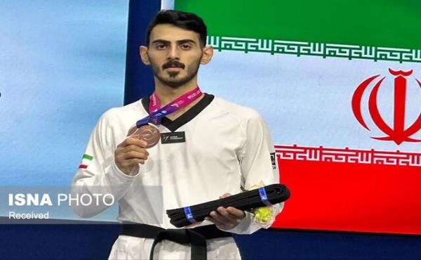 دارنده مدال برنز جهانی تکواندو: تلاش و استمرار؛ رمز ماندگاری در مسیر حرفه‌ای ورزش است