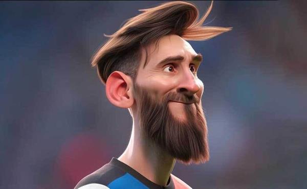 طراحی چهره کارتونی بازیکنان فوتبال به کمک هوش مصنوعی